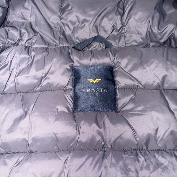 Armata Di Mare men’s Large Italian Dark Green Puffer Jacket - Picture 4 of 11